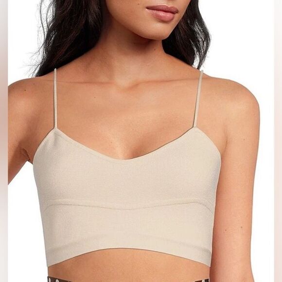 NWT Gianni Bini Kaylyn Knit Bralette in Basil - Picture 3 of 10